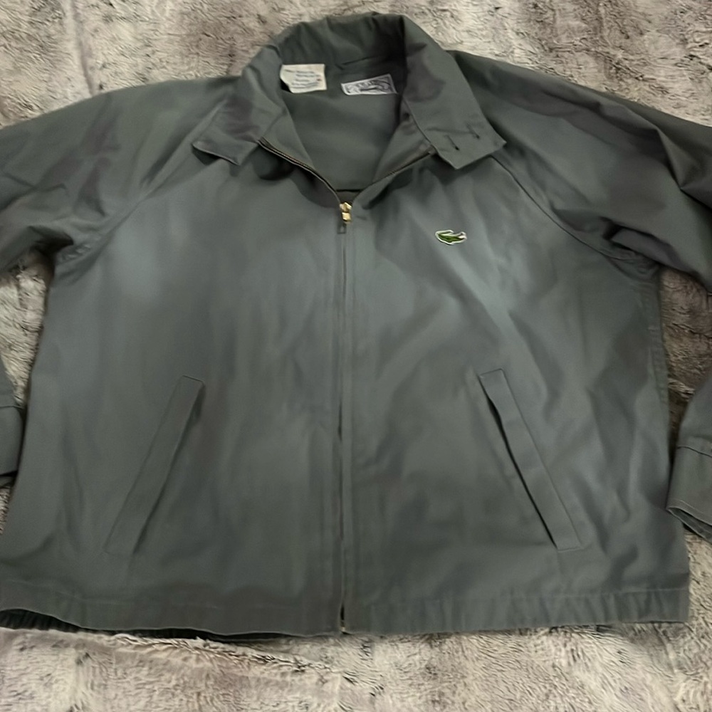 Lacoste Gray Bomber Jacket